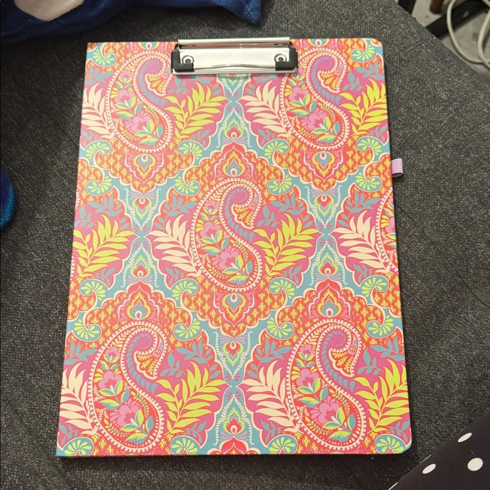 Vera Bradley Colorful Paisley Clipboard